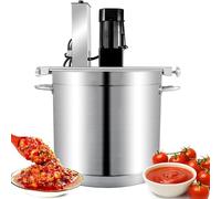 LQQYJSM Mélangeur Électrique pour Confitures Et Sauces, Mélangeur Chauffant Professionnel avec Arbre Mélange, Machine Cuisson Automatique en Acier Inoxydable - Mélangeur Alimentaire Électrique 60l