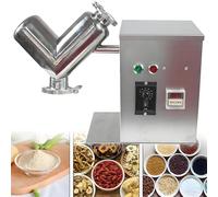 LQQYJSM Mélangeur Poudre Laboratoire Type V 2 L, Mélangeur Particules Et Granulés en Acier Inoxydable 304, Machine Mélange Poudre Sèche pour Petits Lots pour Agroalimentaires