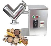 LQQYJSM Mélangeur Poudre Sèche Type V 2 L, en Acier Inoxydable 304 Particules, Granulés, pour Laboratoires Pharmaceutiques Et Agroalimentaires, pour Petits Lots