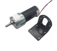 LQRCTRY Mini-Moteur à réduction de Vitesse à Engrenages, Mini Moteur 37GB31Y, réducteur à Aimant Permanent 12 V/24 V(Package B,24v 90rpm)