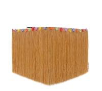 LQRCTRY Nappe plissée, Party Table Skirts Multicolor Multiple Sizes(Yellow,276x75CM)