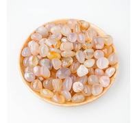 LQRCTRY Pierres de Jardin pour substrat d'aquarium, Pierre à polir en Cristal, 500 g, 1,5 à 2 cm, Multicolore, translucide, for décoration d'aquarium