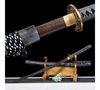 LQSLFsword 103 cm - Épée en bois faite à la main - Couteau de pratique d'arts martiaux - Couteau en bois - Épée Katana de samouraï - Collection/jeu de rôle