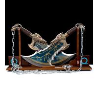 LQSLFsword 60cm God of War Cosplay épée/Kratos Lame du Chaos/Deux épées pesant Environ 6kg, Acier à Haute teneur en manganèse forgé à la Main Collections, Jeux de rôle, Cadeaux