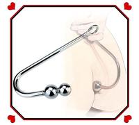 LQSSA α ρ 2 Crochets à Billes Portables en Acier Inoxydable, équipement De Fitness, équipement d'exercice, Jouets De Décompression. Cadeaux pour Hommes Et Femmes