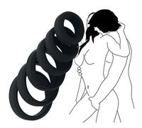 LQSSA ̣ σ 6 "Bagues pour Hommes. Limitez Le Reflux en Ajoutant des Anneaux pour Une Capacité Et Un Temps Plus Durables - Un Cadeau pour Les Hommes.