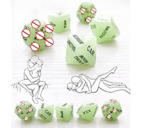 LQSSA ̣ σ Illumination Starlight, Fantasy Night Tour, 5 Dés Verts Phosphorescents