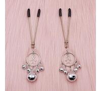 LQSSA ̣ σ Nipplèè V Shape Two-Headed Bell Indoor Sport Game, Enrichissant Les Jouets D'activité Familiale, Cadeaux pour Hommes Femmes