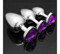 LQSSA ̶ ̶ ̶ ̶ ̶ ̶ ̶ ̶ ̶ 3 Ustensiles en Métal Arrière Portables Durables, Jeux De Sport Et Vie De Famille (Violet)