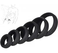 LQSSA ̶ ̶ ̶ ̶ ̶ ̶ ̶ ̶ ̶ 6 Anneaux. Limitez Le Reflux en Augmentant Le Nombre D'anneaux Autour De La Circonférence pour des Performances Plus Durables - Un Cadeau pour Les Hommes.