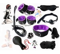 LQSSA Robe Violette en Nylon, Accessoires De Bracelet De Cheville, Bijoux De Collier De Chat, Jouets Anti-Stress, équipement De Fitness De Yoga, Cadeaux pour Hommes Et Femmes (10 Pièces)