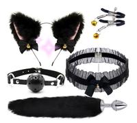 LQSSA ͜͡S͜͡ẹ͜͡x͜͡ ͜͡T͜͡σ͜͡y͜͡ ͜͡s͜͡ Adorable ! Le Costume Cosplay Noir De Dessin Animé Fait De Vous Instantanément Le Centre D'attention !