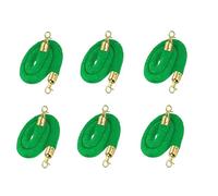 LQSYBHD 6 Pcs Cordes en Velours avec Crochet,Corde de Velours avec Crochet,Corde Barriere,Corde de Poteau Torsadée,pour événement de Fête(Size:3ft,Color:2)