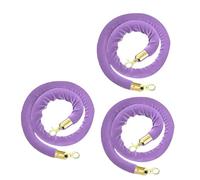 LQSYBHD Corde de Barrière,Cordes en Velours,Corde de Velours avec Crochet,Corde Barriere,Corde de Poteau Torsadée,pour événement de Fête(Size:7ft)
