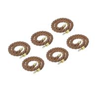 LQSYBHD Corde de Barrière de 6 Pcs,Corde de Poteau Torsadée avec Crochets à Instant,Et Résiste à l'usure,pour Décoration de Fête,Décorations de fêtes(Size:3ft,Color:2)