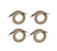 LQSYBHD Corde de Poteau Torsadée, Corde Barriere, Corde de Barrière avec Crochets Enclen, Corde de Velours, pour Contrôle des Foul, Tapis Rouge(Size:4ft,Color:2)