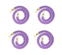 LQSYBHD Cordes en Velours avec Crochet,7 Pieds Cordes en Velours avec Crochets à Instant,Cordes de File D'attente,Corde de Poteau Torsadée,pour Tapis(Size:8ft)