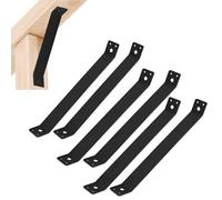 LQSYBHD Kit de Support de Connecteur Robuste À 45 °Support d'angle Supports de Pergola pour Poteau en Bois Et Poutre de Bureau Kit de Bricolage pour Tonnelle 6 Pièces