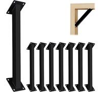 LQSYBHD Kit de Support de Connecteur Robuste Structures en Bois Support d'angle de 45 Degrés Support d'angle pour Pergolas Tonnelles Patio Pergolas Cabane en Rondins(Size:8pcs)