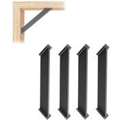 LQSYBHD Kit De Support De Connecteur Support d'angle Robuste à 45 Degrés Support De Structures en Bois pour Tonnelles Terrasses Et Cabanes dans Les Arbres connecteur Angle(Size:4pcs)