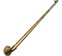 LQSYBHD Main Courante Vintage pour Escaliers, Garde-corps En Fer Forgé En Laiton Antique ，Kit Complet de Tige de Support de Main Courante de Couloir,Rampe D'escalier de Conception d(Size:4.6ft/1400mm)