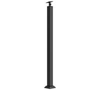 LQSYBHD Poteau de Balustrade,Garde-Corps D'escalier Intérieur, Colonne de Rampe D'escalier Balustrade Mains Courantes de Transition Piquet,Balustrade/Garde-Corps en Fer Carré Modern(Size:95cm/37.4in)