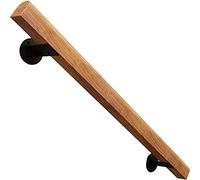 LQSYBHD Rampes D'escalier Intérieures en Bois, Barre de Support Antidérapante, Kit de Barre D'appui pour Lofts, Couloirs et Maisons, pour Personnes âgées et Enfants(Size:80cm/2.6ft)