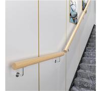 LQSYBHD Rond Bois Massif Main Courante pour Escalier, Rampe D'escalier à fixation Murale pour Des Marches Intérieures Escaliers Sécurité Sécurité Accès Antidérapant,Rampe Escalier Ba(Size:2.29ft/70cm)