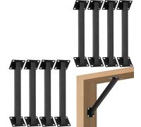 LQSYBHD Support d'angle de 45 Degrés Kit de Connecteur de Pergola en Acier Robuste Connecteur Angle pour Aménagements Extérieurs Terrasses Chalets Tonnelles Étagères à Fleurs(Size:8pcs)