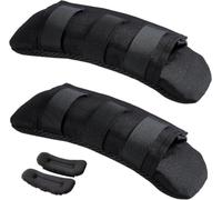 LQTSLFM 2 Pièces Coussin D'épaule pour Sac Coussinet Epaule Gilet Tactique avec Velcro Coussinets Amovible Bandoulière pour Gilet, Sac Photo, Étui à Guitare