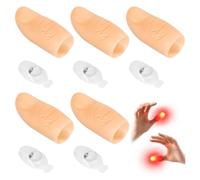 LQTSLFM 5 Pièces Doigt Magique Rouge Pouce Lumineux Magie LED Thumb Light PVC Magic Finger Light Lumière de Pouce Magique pour Fête, Bar, Farces, Trick Accessoires