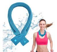 LQTSLFM Écharpe Rafraîchissante pour Le Cou, Bandana Été Multifonction, Écharpe de Refroidissement de Glace, Foulard d’été pour Homme et Femme pour Randonnée, Course à Pied, Vélo (Bleu)