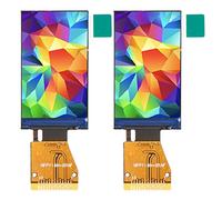 Lquminesque 2 modules d’écran LCD IPS de 1,14 Pouce, écran TFT Couleur avec Une résolution de 135 x 240, Interface SPI et Pilote ST7789V, écran de Type Soudure pour Les projets