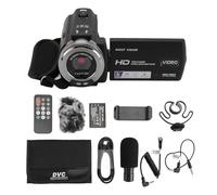 Lquminesque Appareil Photo numérique 30 MP avec écran LCD de 3 Pouces, Zoom numérique 16x, caméra vidéo HD, Enregistrement Full HD 1920 x 1080 avec Microphone, idéale pour Le vlogging et Les