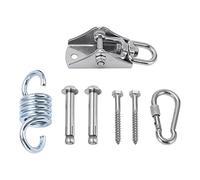 Lquminesque Kit de Crochets Suspendus en Acier Inoxydable pour balançoire, Ensemble de Fixation pour hamac Robuste, Crochet Rotatif à capacité de Charge de 1000 kg avec Verrouillage de