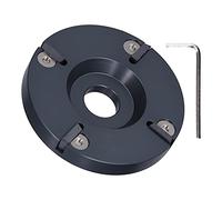 Lquminesque Outil électrique à disque pour la parage des sabots, avec 4 lames en alliage ; -sabots pour bétail - moutons, bovins, chevaux -, accessoire de parage en alliage d’aluminium,