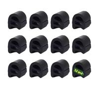 LQUYTA Kit de 12 pied caoutchouc, patins anti-rayures pour table de cuisson, grille de cuisson, Pieds en caoutchouc pour cuisson au barbecue, Haute qualité en caoutchouc noir