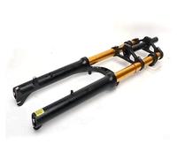LQVAIPT 66 cm pour Fat Bike Suspension Fat Fork Double Couronne Épaule 4.0 Fat Tire A-Pilier Frein à disque Pression d'air 100 mm Course pour Motoneiges Vélo Fourche Avant 29 (27,5)