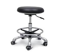 LQVAIPT Dental Stool with 360° Rotation, Height Adjustable Medical Assistant Chair, PU Leather Saddle Design, Armrest for Clinics and Salons(A2)