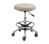 LQVAIPT Dental Stool with 360° Rotation, Height Adjustable Medical Assistant Chair, PU Leather Saddle Design, Armrest for Clinics and Salons(A3)