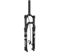 LQVAIPT Fourche à Suspension for VTT 26 Pouces 27,5 29 ER, Amortisseur ultraléger 1~1/8, Blocage d'épaule, débattement Avant 100 mm(Remote Lock a,29 inch)