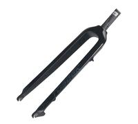 LQVAIPT Fourche Avant de vélo de Montagne à Suspension en Fibre de Carbone 27,5-29pouces, Frein à Disque 160mm, 1~1/8pouce(Blacka,29inch)