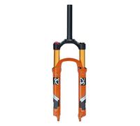 LQVAIPT Fourche de vélo 26/27,5/29 Pouces en Alliage de magnésium, Fourche Avant avec Amortisseur, débattement de 140 mm, axe de 9 mm, Frein à Disque QR for VTT 27,5(27.5)