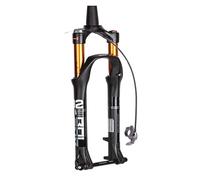 LQVAIPT Fourches à Suspension for vélo de Montagne 26, 27,5 et 29 Pouces, Fourche Ultra légère à cône Avant, axe traversant 1 à 1/2", Frein à Disque 15 mm, débattement 100 mm(Line Control,27.5in)