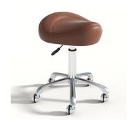 LQVAIPT Tabouret de Selle Chaise pivotante roulante réglable for Salon de Dentiste Bureau de Massage Chaise de Selle Confortable réglable en Hauteur(A7)