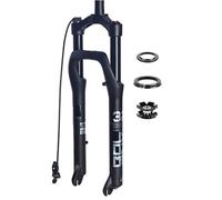 LQVAIPT Vélo de Neige électrique 20 Pouces, Fourche 26 Pouces, Tube Droit 28,6 mm, Fourche Avant QR 9 mm, débattement 115 mm, Verrouillage Manuel, VTT, XC(26inch)