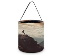 LQWOK Panier à bonbons imprimé « Woman on A Top Mountain » - Sac à main pour bonbons - Motif femme sur une montagne supérieure - Taille unique, Femme sur une montagne supérieure, Taille unique,