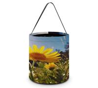 LQWOK Panier à bonbons, panier à bonbons imprimé fleur sous le soleil, sac à main, panier à bonbons portable, fleur sous le soleil, taille unique, Fleur sous le soleil, Taille unique, Élégant