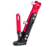 LQXGUK Béquille Latérale de Moto pour Honda Transalp Xl600v Xl650v Xl700v Cb600f, Réglable Alliage D'aluminium Support Bequille Laterale Moto Support Roue Arrière,Red