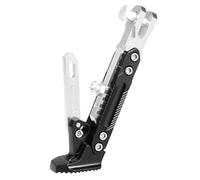 LQXGUK Béquille Latérale de Moto pour Kawasaki Ninja ZX 4R, Réglable Alliage D'aluminium Support Bequille Laterale Moto Support Roue Arrière,Silver